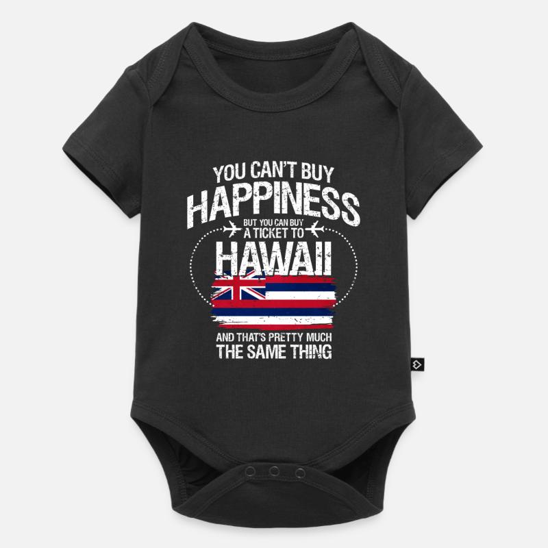 Hawaï - Body à manches courtes Premium Bébé - noir