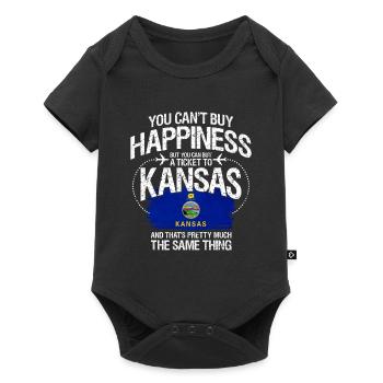 Kansas - Body à manches courtes Premium Bébé - noir - Devant