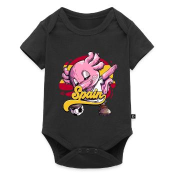 Espagne Football - Body à manches courtes Premium Bébé - noir - Devant