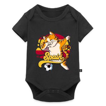 Espagne Football - Body à manches courtes Premium Bébé - noir - Devant