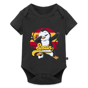 Espagne Football - Body à manches courtes Premium Bébé - noir - Devant