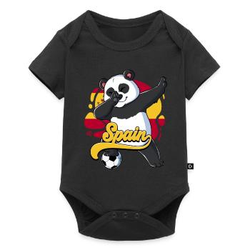 Espagne Football - Body à manches courtes Premium Bébé - noir - Devant