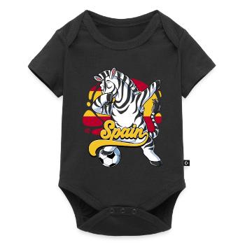 Espagne Football - Body à manches courtes Premium Bébé - noir - Devant