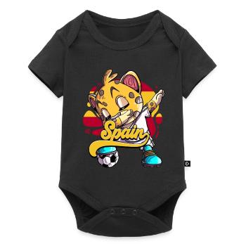 Espagne Football - Body à manches courtes Premium Bébé - noir - Devant