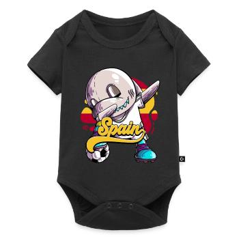 Espagne Football - Body à manches courtes Premium Bébé - noir - Devant