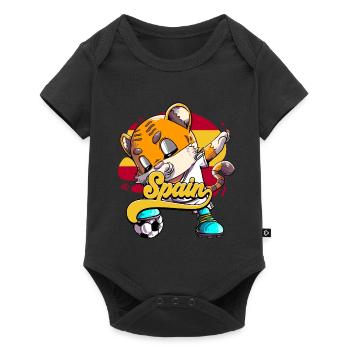 Espagne Football - Body à manches courtes Premium Bébé - noir - Devant