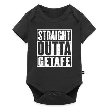 Straight Outta Getafe Vintage - Body à manches courtes Premium Bébé - noir - Devant