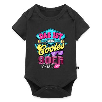 nineties - Baby Premium short-sleeve bodysuit - black - Front