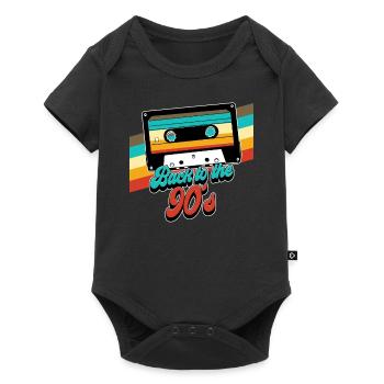 90s Back To The 90s - Baby Premium short-sleeve bodysuit - black - Front