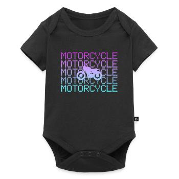 Motorcycling - Baby Premium short-sleeve bodysuit - black - Front
