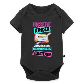 Unsere Kinder Werden Den Zusammenhang Nie - Baby Premium Kurzarmbody - Schwarz - Vorne