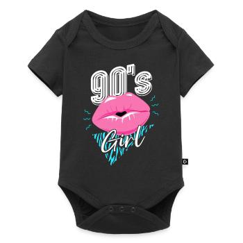 90s 90s Girl - Baby Premium short-sleeve bodysuit - black - Front