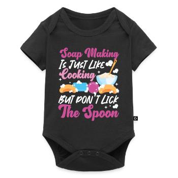 Soap Making Crafting Soap Making - Baby Premium short-sleeve bodysuit - black - Front