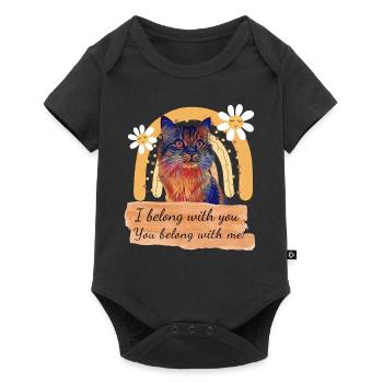 I belong with you, you belong with me! - Body à manches courtes Premium Bébé - noir - Devant