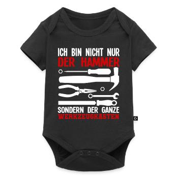 Ich Bin Nicht Nur Der Hammer Der Ganze - Baby Premium Kurzarmbody - Schwarz - Vorne