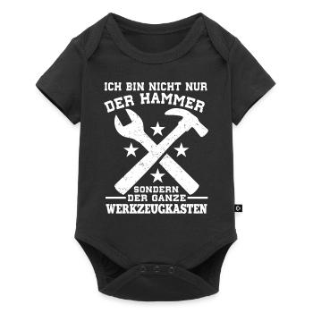 Ich Bin Nicht Nur Der Hammer Der Ganze - Baby Premium Kurzarmbody - Schwarz - Vorne