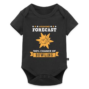 Bowling Bowling Ball Bowling Alley Strike - Baby Premium short-sleeve bodysuit - black - Front