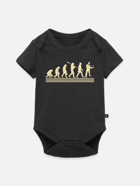 Es Manager Evolution - Baby Premium Kurzarmbody - Schwarz