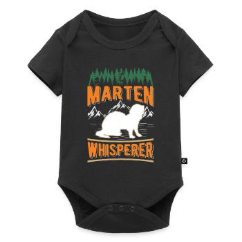 Marten Whispering Tree Marten - Baby Premium short-sleeve bodysuit - black - Front