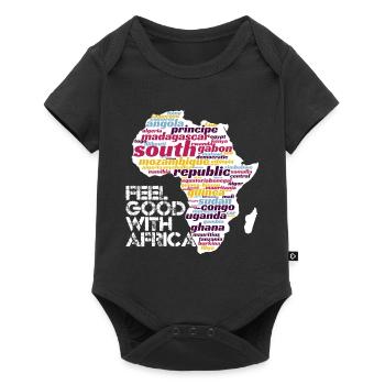 Africa Zimbabwe Holiday Gift T-shirt - Baby Premium short-sleeve bodysuit - black - Front