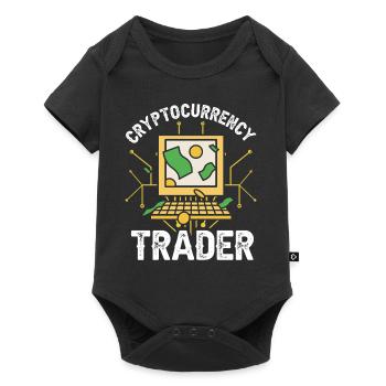 Cryptocurrency Trader Crypto Trader Crypto - Baby Premium short-sleeve bodysuit - black - Front