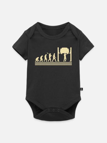 Automechanische Evolution - Baby Premium Kurzarmbody - Schwarz