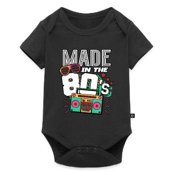80s Made In The 80s - Baby Premium short-sleeve bodysuit - black - Front