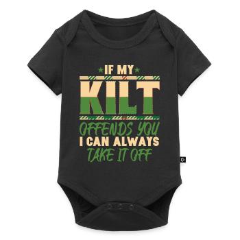 If My Kilt Offends You I Can Take It Off - Baby Premium short-sleeve bodysuit - black - Front