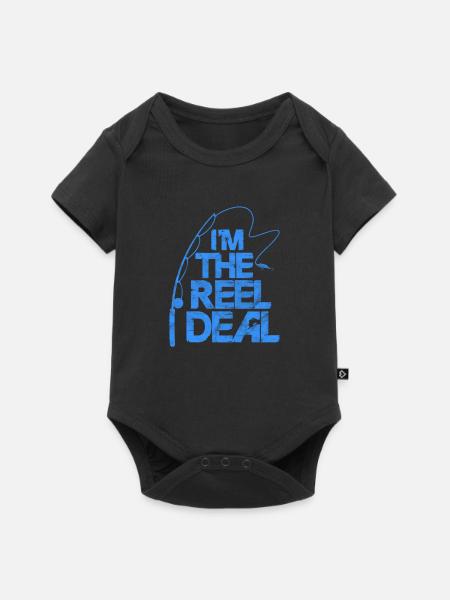 Angler - Baby Premium Kurzarmbody - Schwarz