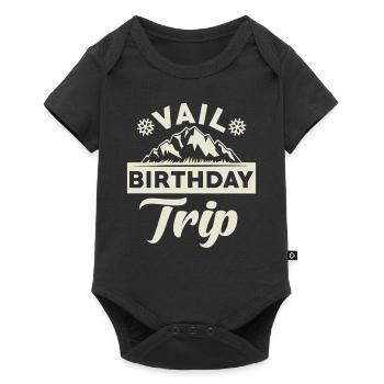 Vail Birthday Trip Vail - Baby Premium short-sleeve bodysuit - black - Front