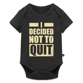 Fitness Gym Motivation - Baby Premium short-sleeve bodysuit - black - Front