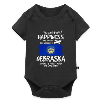 Nebraska - Body à manches courtes Premium Bébé - noir - Devant