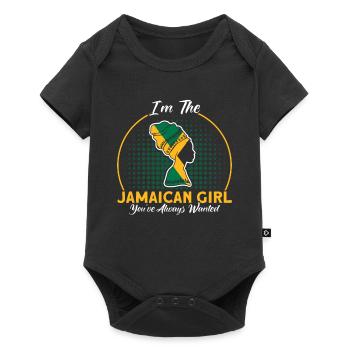 Jamaica Jamaican Flag Gift - Baby Premium short-sleeve bodysuit - black - Front