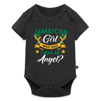 Jamaica Jamaican Flag Gift - Baby Premium short-sleeve bodysuit - black - Front