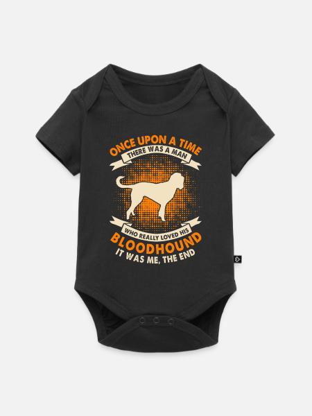 Einmal - Bluthund - Baby Premium Kurzarmbody - Schwarz