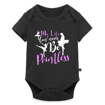 Ballet Ballerine Danse Danse Danse Ballet Cadeau - Body à manches courtes Premium Bébé - noir - Devant