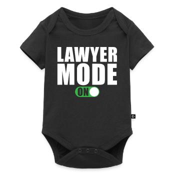 Mode Avocat activé - Body à manches courtes Premium Bébé - noir - Devant