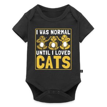 Cats Cat Owner Pet Animals Gift - Baby Premium short-sleeve bodysuit - black - Front