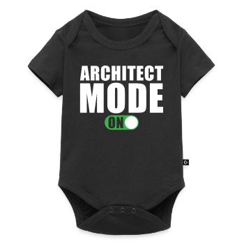 Mode Architecte activé - Body à manches courtes Premium Bébé - noir - Devant