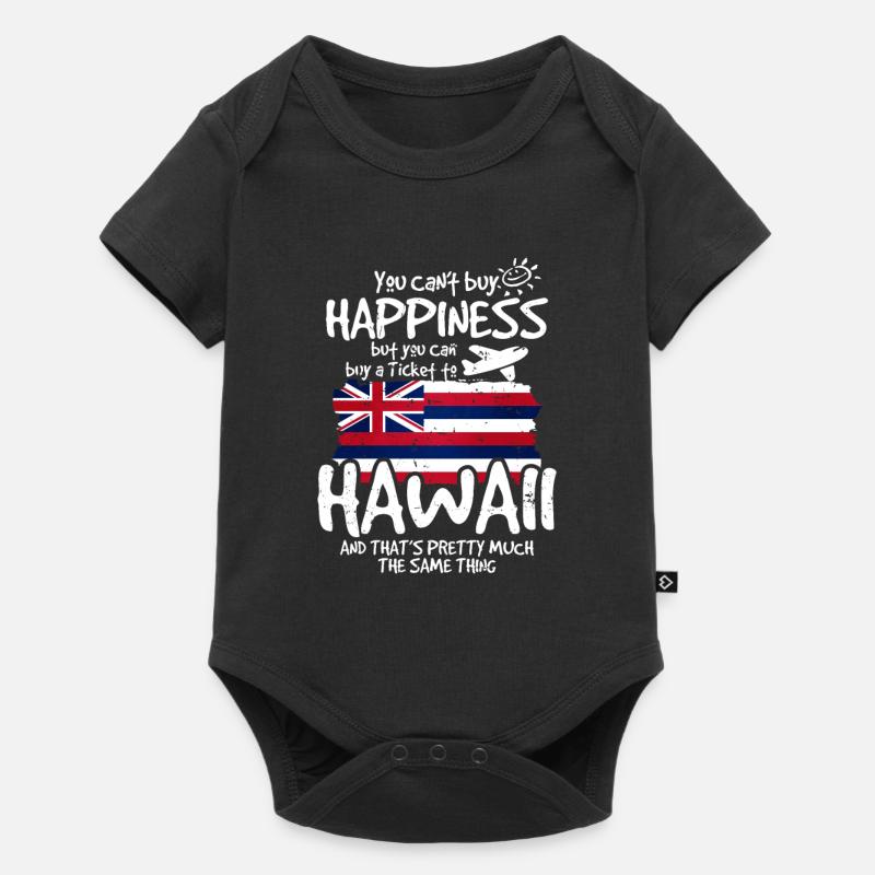 Hawaï - Body à manches courtes Premium Bébé - noir