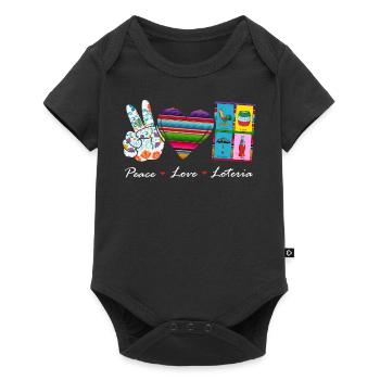Bingo mexicain, Joueur de bingo mexicain - Body à manches courtes Premium Bébé - noir - Devant