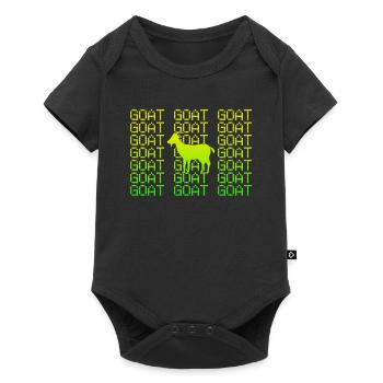 Chèvre - Body à manches courtes Premium Bébé - noir - Devant