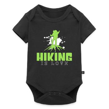 Wander - Baby Premium short-sleeve bodysuit - black - Front