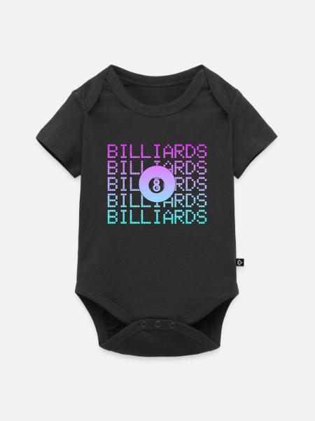 Billiard - Baby Premium Kurzarmbody - Schwarz