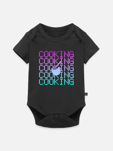 Kochen - Baby Premium Kurzarmbody - Schwarz