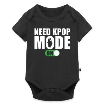 Besoin du mode Kpop - Body à manches courtes Premium Bébé - noir - Devant