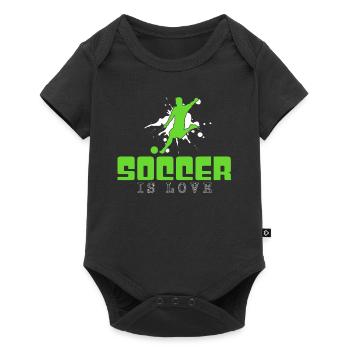 Football - Body à manches courtes Premium Bébé - noir - Devant