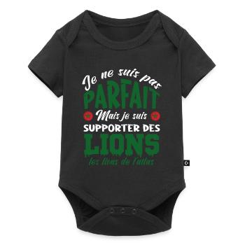 Maroc Football | supporter de Maroc foot - Body à manches courtes Premium Bébé - noir - Devant