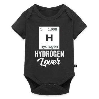 Hydrogen Lover Element Hydrogen Energy - Baby Premium short-sleeve bodysuit - black - Front