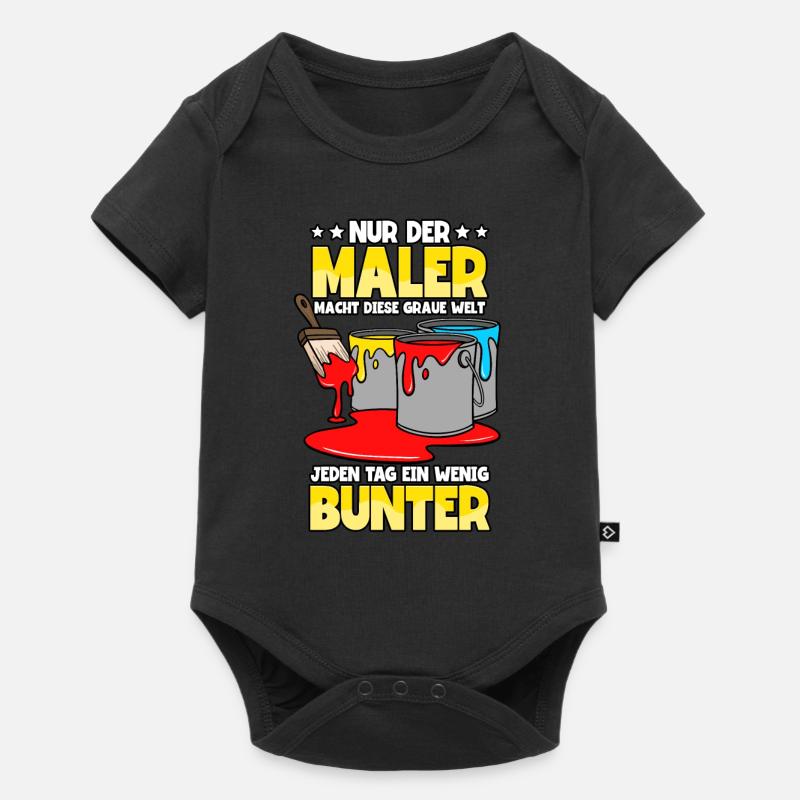 Maler - Baby Premium Kurzarmbody - Schwarz